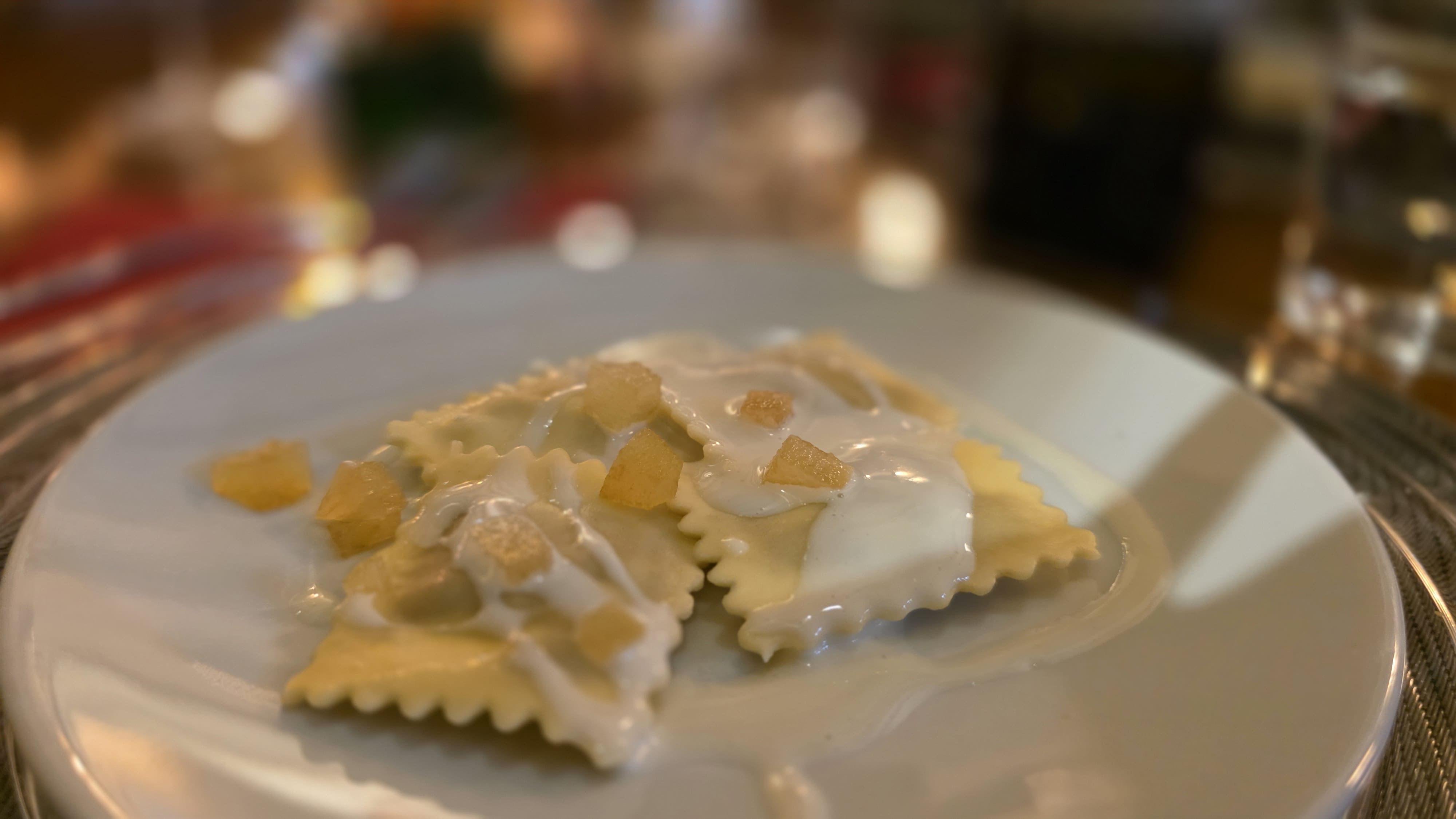 Primo piatto - Ravioli del Brasato - Ristorante Ai Vecchi Parrocchiani Udine